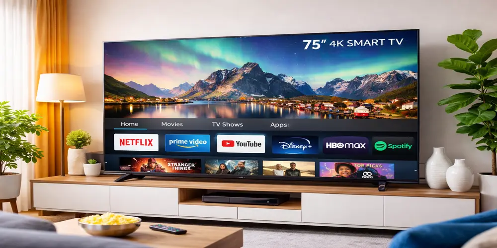 Melhor TV 75 polegadas